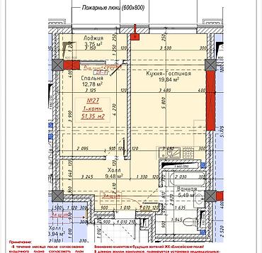 Продажа квартир: 2 комнаты, 48 м², Элитка, 7 этаж, Готовая ПСО (под самоотделку) — 3