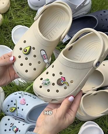 заказать crocs оригинал: Сабо, 40, Crocs, Новый, цвет - Бежевый, Самовывоз, Платная доставка — 4