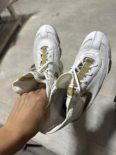 обувь для бокса: Мужские кроссовки, 42, Nike, Б/у, цвет - Белый — 3