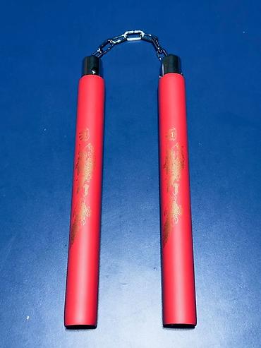 Другие тренажеры: Нунчаки тренировочные - Материал рукоятей: плотный вспененный/мягкий — 6