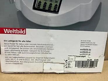 Baterije: Univerzalni punjač baterija sa LCD ekranom – Weltbild/Genius Ideas — 5