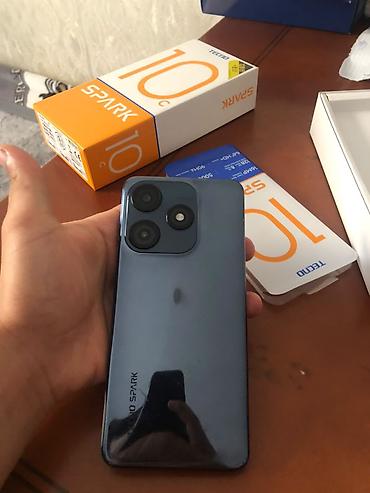 redmi 12 s: Tecno Spark 10C, 128 GB, rəng - Boz, Qırıq — 5