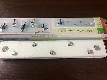 Ostali nameštaj: Zidni držač za ključeve “Schlüsselbord Ambiente” - Elegantna staklena — 5