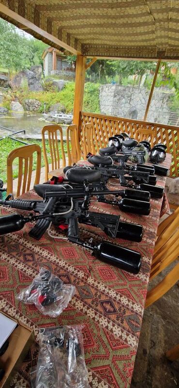 Информатика: Paintball silahları satılır 9 ədəd, hər ləvazimatı içindədir, qaz