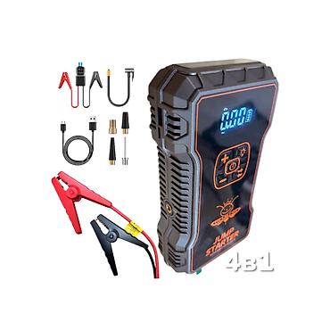 hava kampressor: Prmiçka nasos Avtomobil üçün Jump Starter + Hava Kompressoru (12V) — 1