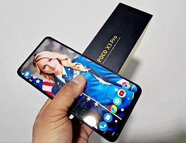 Poco: Poco X3 Pro, Б/у, 256 ГБ, цвет - Синий, 1 SIM, 2 SIM, eSIM — 1