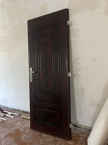 Ички жасалга: Үйлөр жана батирлер үчүн эшик, Металлдан, Бир эшиктүү, түсү - Күрөң — 2