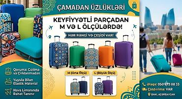 camadan valiz: Çamadan üzlükləri – M və L ölçülərdə Məhsul xüsusiyyətləri: - — 1