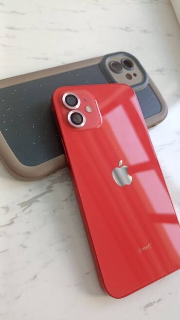 повербанк apple: IPhone 12, 64 ГБ, Красный, Чехол, 85 %