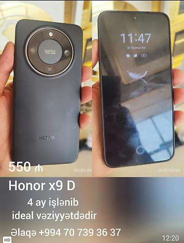 pişik şəkilləri çəkmək: Honor X9d, 256 GB, rəng - Qara — 2
