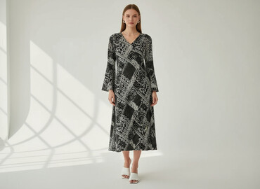 eleganckie sukienki w stylu boho: Women`s dress, size S