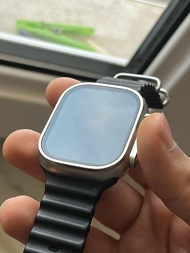 watch 8 ultra: Smart saat – Ultra üslubunda, 49 mm korpus Xüsusiyyətlər: - Korpus — 2