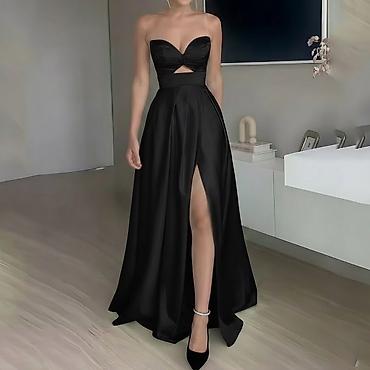 ara baletanke: 🔥Elegantna duga večernja haljina bez bretela
✅3700 din 
S M L — 3