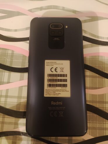 kredit telfon: Xiaomi Redmi Note 9, 64 GB, rəng - Qara, 
 Sensor, Barmaq izi, İki sim kartlı