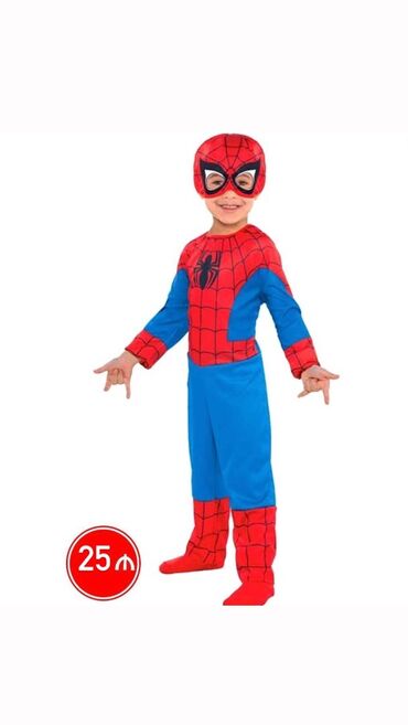 Uşaqlar üçün spiderman kostyumu. Karnaval, şənlik, hallowen, yeni il