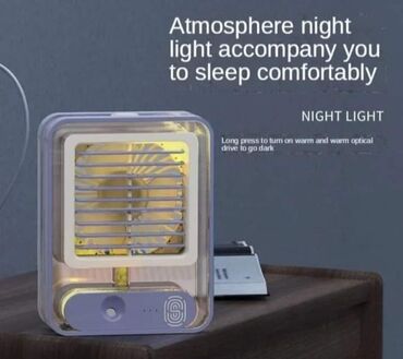 Ostali kućni aparati: Mini KLIMA ventilator prenosiva USB sa baterijom stona lampa NOVO! — 5