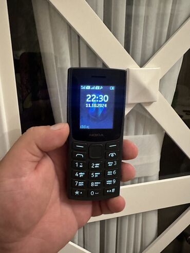 telfon honor: Nokia 105 4G, rəng - Qara, Düyməli, İki sim kartlı