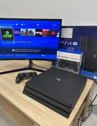 купить ps4 дешево бу: Продаю прошитую Sony PlayStation 4 про, 1000 Гб, 1 ревизия