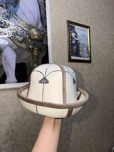 кыргызский головной убор: Традиционная киргизская шапка калпак (мужская). - Материал: плотный — 9