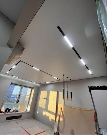 Натяжной потолок: Натяжной потолок Глянцевое, Матовое, 3D потолки Бесплатный замер, Монтаж, Гарантия — 6