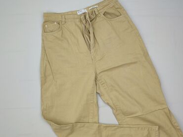 Material trousers for women, Bershka, size 2XL (EU 44)