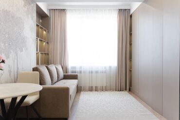 купить квартиру в строящемся доме в бишкеке: 2 комнаты, 45 м², Элитка, 4 этаж, Дизайнерский ремонт