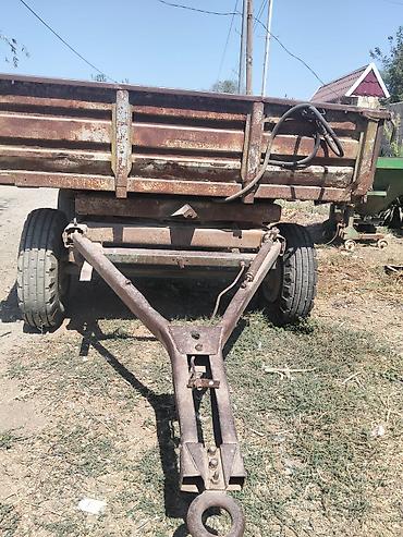 hibrit maşınlar: Kənd təsərrüfatı üçün ikioxlu traktor qoşqusu - Hidravlik — 1