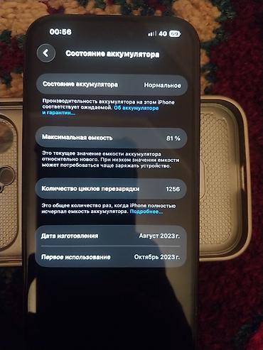 сумка новый: IPhone 15 Pro, 256 ГБ Основные характеристики: - Модель: iPhone 15 — 3