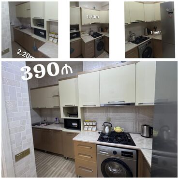 одноразовая посуда баку: *390₼ MƏTBƏX mebeli :-TƏCİLİ SATILIR*‼️ ÖLÇÜ:-2.2*1.7*əyri teref 1
