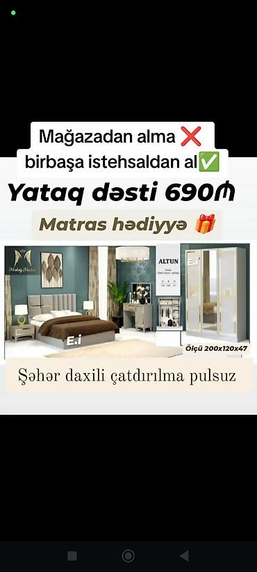 parket yonan: İkinəfərlik çarpayı, Yeni — 1