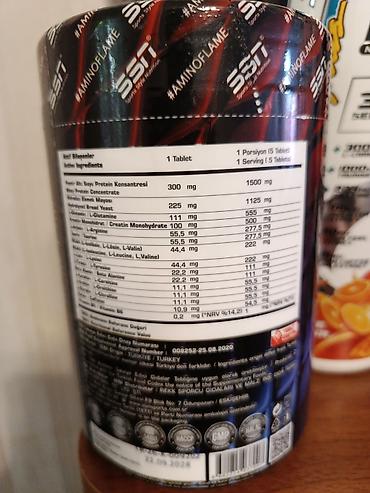 amino protein: Məhsul: SSN AminoFlame Energy Complex – 300 tablet (60 porsiya) — 2
