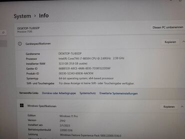 Dell: Intel Core i7, 32 GB OZU, 15.6 " — 9