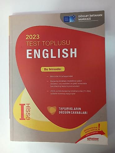 Testlər: İngilis dili Testlər 11-ci sinif, DİM, 1-ci hissə, 2023 il — 1