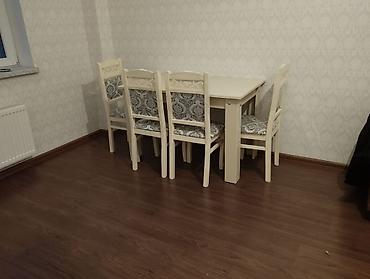 Masa və oturacaq dəstləri: Endirim olunub. Stol 4 stul dest 170 Azn. Stol 6 stul dest -230 Azn — 8
