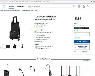 torbe sa stampom: TOPMOVE sklopiva kolica za kupovinu – Shopping Trolley - Praktična — 5