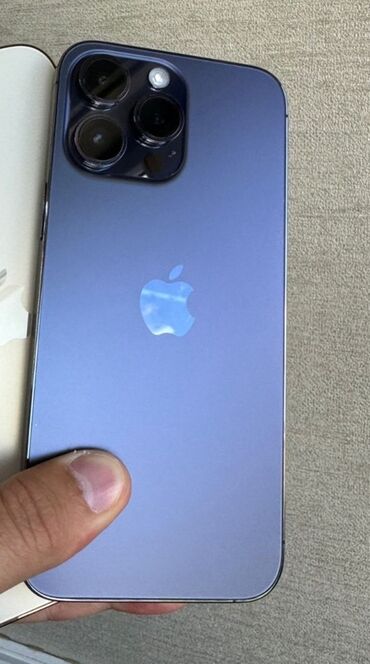 Qaşıqlar: IPhone 14 Pro Max, Deep Purple, Barmaq izi, Face ID, Sənədlərlə