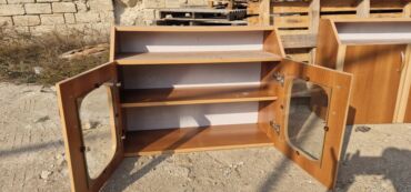 qab qaşıqlar: Mətbəx üçün şkaf dəsti - Material: laminat/LDSP ağac teksturası -