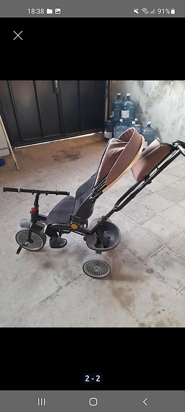 usag ucun: Uşaq üçtəkərli velosiped-araba (transformer) unvan sabuncudan goture — 1
