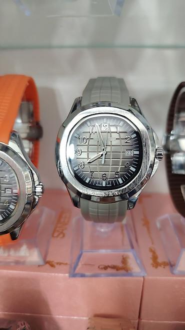 Aksesuarlar: Patek Philippe Aquanaut tərzində kişi qol saatları - Korpus: parlaq — 1