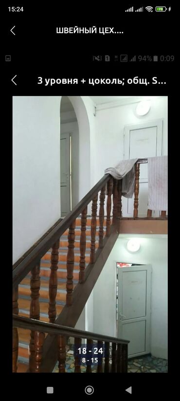 Помещения свободного назначения: ПРОДАЁТСЯ : ПИШПЕК ( р-н АВИА УЧИЛИЩА ). ШВЕНЫЙ ЦЕХ . ( действующий — 11