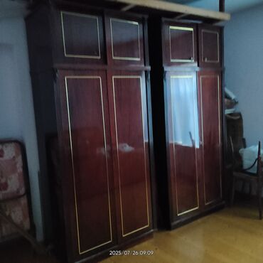 Dolablar: İşlənmiş, 2 qapılı Düz dolab, Qarderob, paltar dolabı