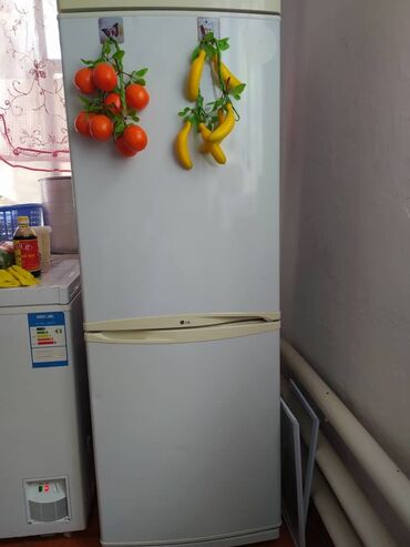 бытовая техника микроволновка: Холодильник LG, Б/у, Двухкамерный, 55 * 160 *