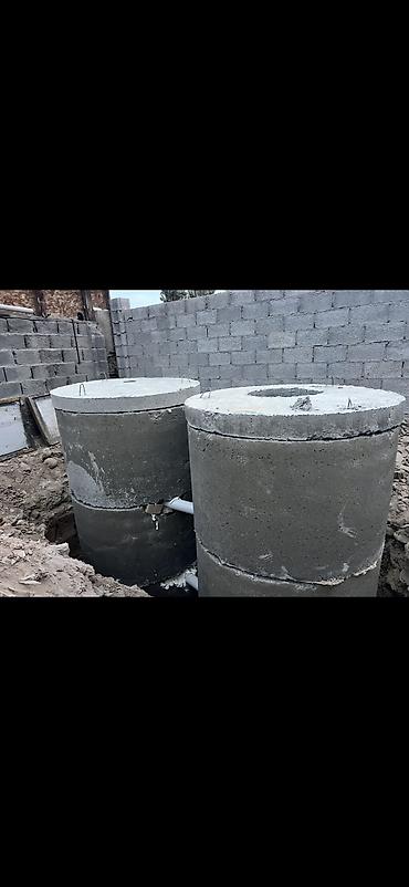 90: Железобетонное (ЖБИ) кольцо для септика Размер: 150 x 90 x 9 см, Платная установка, В розницу — 7
