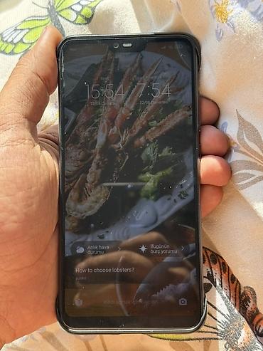 huawei p smart 2018 ekran: Xiaomi rəng - Qara, 
 Barmaq izi — 1