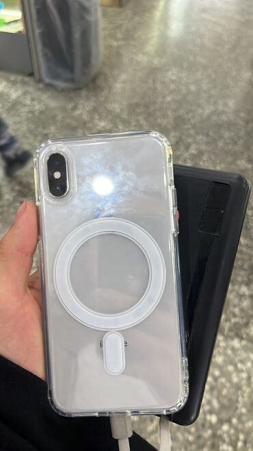 наушники для компьютера бишкек: IPhone X, Б/у, 64 ГБ, Белый, Защитное стекло, Чехол, 71 %