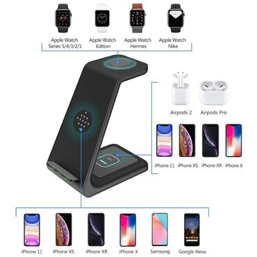 Punjači: Original INDUKCIONI WIRELESS BEZICNI PUNJAC SA 3U1 NAPREDNOM SMART — 13