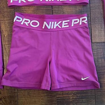 uomo torbe: Nike Pro ženski sportski komplet – dugi top i šorts - Boja — 3
