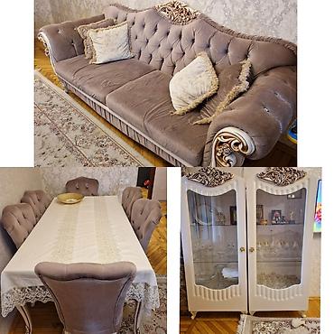 İşlənmiş, Komod, Masa və oturacaqlar, Divan