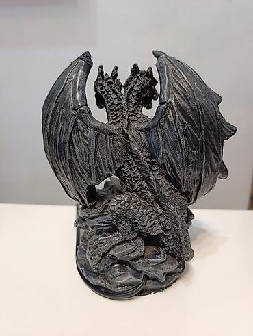 ofinger za stvari: Dekorativna lampa – “Zmajeva kristalna kugla” - Figura dva zmaja — 5