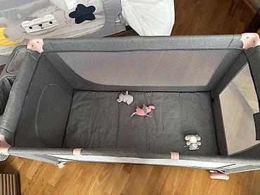 manej çarpayı: Uşaq çarpayısı və oyun/manej Kinderkraft brendi (playpen) Ölçüləri — 4